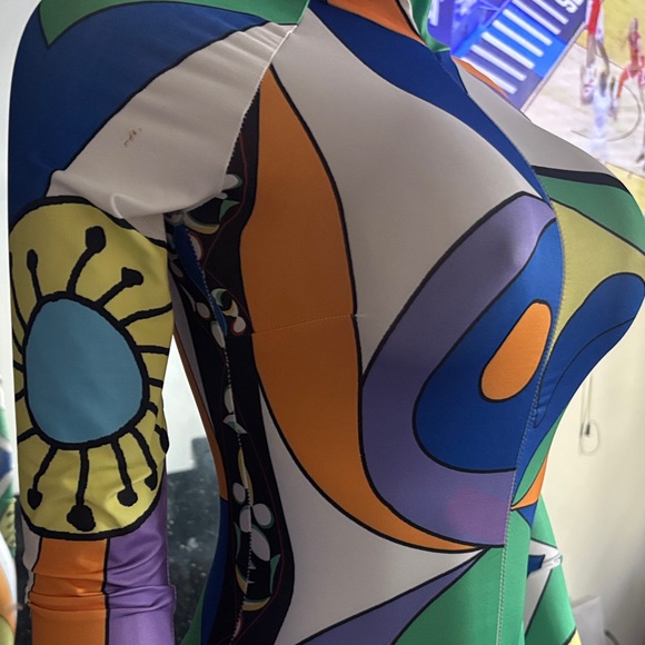 Colorful Abstract Jumpsuit - Picture 6 of 6